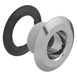 Geberit Flansch mit Schleifring für Badewannenablauf PushControl, 38mm, Hochglanz ve... GEBERIT-241713211 4025416934127 (Abb. 1)