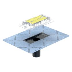 Geberit Flansch für CleanLine Duschrinnen, mit Bauschutzdeckel, 243553001... GEBERIT-243553001 4025416544043 (Abb. 1)