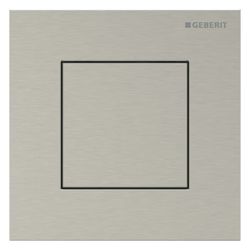 Geberit Typ 40 Betätigungsplatte für Urinalsteuerung, eckig, PVD nickel gebürstet, 1... GEBERIT-246119ID1 4064746097492 (Abb. 1)
