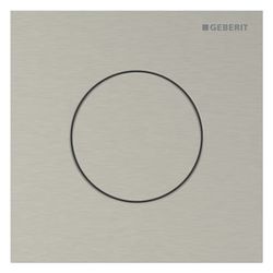 Geberit Typ 40 Betätigungsplatte für Urinalsteuerung, rund, pneumatisch, Nickel gebü... GEBERIT-246118ID1 4064746097485 (Abb. 1)