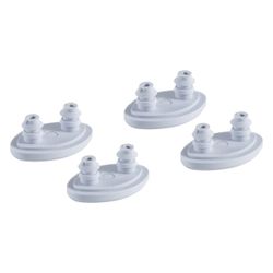 Geberit Ausgleichspuffer für AquaClean 4000 WC-Sitzring, 3,9x2,5x0,5cm, 242173001... GEBERIT-242173001 4025416735106 (Abb. 1)
