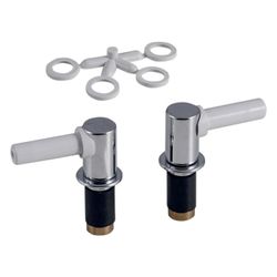 Geberit Scharniere für WC-Sitz, abnehmbar, verchromt, 597110000... GEBERIT-597110000 4022009194289 (Abb. 1)