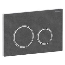 Geberit Drückerplatte Sigma50 mit 2-Mengen-Spülung, Mustang-Schiefer, Metallfarbe ve... GEBERIT-115884JM1 4025416836902 (Abb. 1)
