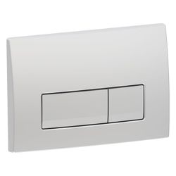 Geberit Betätigungsplatte Delta50, 2-Mengen-Spülung, Kunststoff, Mattverchromt... GEBERIT-115105465 4025410653208 (Abb. 1)