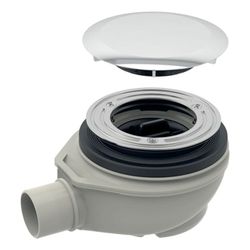 Geberit Duschwannenablauf, Ablaufkappe Sperrwasserhöhe 50mm Abgang aus PP d 50mm Hoc... GEBERIT-150554211 4025416633693 (Abb. 1)