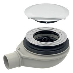 Geberit Duschwannenablauf, Ablaufkappe Sperrwasserhöhe 30mm Abgang aus PP d 40mm Hoc... GEBERIT-150582211 4025416633846 (Abb. 1)