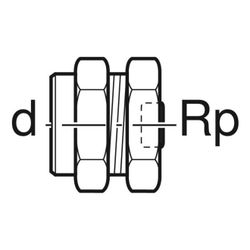 Geberit Mepla Abpressstopfen für Rohrende, d 26mm, Rp 1/2″, Messing... GEBERIT-603485001 4025416151111 (Abb. 1)