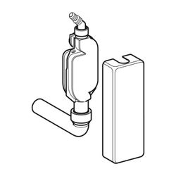 Geberit Aufputz-Geruchsverschluss für Geräte, mit Abdeckung Außendurchmesser 40mm, w... GEBERIT-152768111 4025416021711 (Abb. 1)