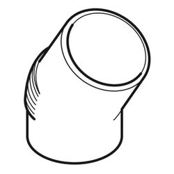 Geberit Silent db20 Bogen 30 Grad, Außendurchmesser 135mm... GEBERIT-312300141 4025416162575 (Abb. 1)