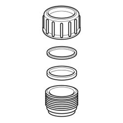 Geberit PE Gewindestutzen mit Quetschverschraubung d 40mm... GEBERIT-360740161 4025416021827 (Abb. 1)