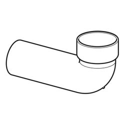 Geberit PE Anschlussbogen 88,5 Grad für Stand-WC Außendurchmesser 110mm... GEBERIT-367880161 4025416032847 (Abb. 1)