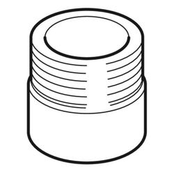 Geberit PE Übergang mit Außengewinde, d 50mm, R 1 1/2"... GEBERIT-361727161 4025416022961 (Abb. 1)
