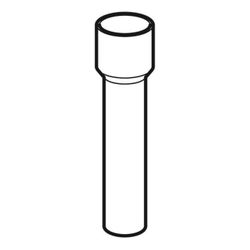 Geberit PE Übergangsstutzen mit Schrumpfmuffe Außendurchmesser 75mm... GEBERIT-152151161 4025416017714 (Abb. 1)