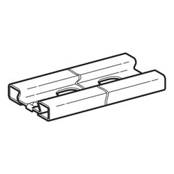 Geberit Schiene GIS, 3,2x0,7cm, Stahl, verzinkt, 461085001... GEBERIT-461085001 4025416163954 (Abb. 1)