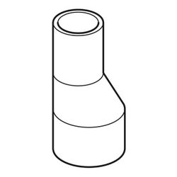 Geberit PE Reduktion exzentrisch, lang, d 315mm, d1 200mm... GEBERIT-372596161 4025416036753 (Abb. 1)