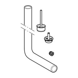 Geberit Set Spülbogen 90° mit Staueinsatz und Reduktion Außendurchmesser 50mm, weiß-... GEBERIT-115367111 4025416004776 (Abb. 1)