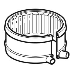 Geberit Elektroschweißband für Fixpunkt d 56mm, d1 64mm... GEBERIT-363776161 4025416025405 (Abb. 1)