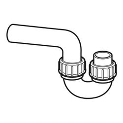 Geberit PE Rohrbogengeruchsverschluss d 110mm... GEBERIT-367730161 4025416032106 (Abb. 1)