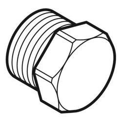 Geberit Stopfen mit Außengewinde, R 3/4″, Rotguss bleifrei... GEBERIT-602480001 4025416042488 (Abb. 1)