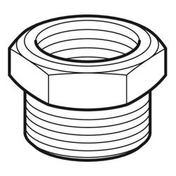 Geberit Übergang Eurokonus, mit Innengewinde CW617N, G 3/4″, M 22mm... GEBERIT-641522001 4025416128304 (Abb. 1)