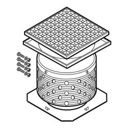 Geberit Pluvia Ergänzungsset befahrbar... GEBERIT-359635001 4025416113850 (Abb. 1)