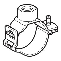 Geberit Rohrschelle mit Gewindemuffe G 1/2", verstellbar di 110mm, di1 118mm... GEBERIT-367841002 4025416032618 (Abb. 1)