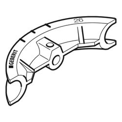Geberit Biegematrize für Handbiegewerkzeug hydraulisch Außendurchmesser 32mm... GEBERIT-690909001 4025416064237 (Abb. 1)