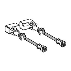 Geberit Duofix Wandanker Set für Einzelmontage, Ecklösung, 2 Stück... GEBERIT-111835001 4025416334255 (Abb. 1)