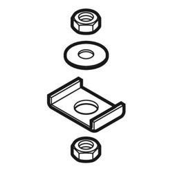 Geberit Pluvia Aufhängeelement C-Profil 3x5,4x1,6cm... GEBERIT-363862001 4025416504559 (Abb. 1)
