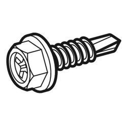 Geberit Duofix Sechskantschraube mit Kreuzschlitz, selbstschneidend... GEBERIT-111892001 4025416530954 (Abb. 1)