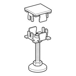 Geberit GIS Fußstütze für Wannenverkleidung... GEBERIT-461805001 4025416607342 (Abb. 1)