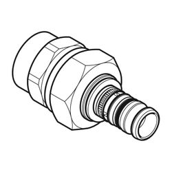 Geberit Mepla Übergangsverschraubung mit Innengewinde Außendurchmesser 40mm... GEBERIT-605595005 4025416680260 (Abb. 1)