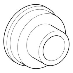 Geberit Mapress C-Stahl Saugdüse für Einrohrheizung Außendurchmesser 18mm... GEBERIT-90253 4024723902539 (Abb. 1)