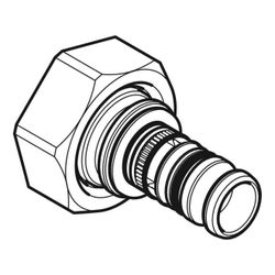 Geberit Mepla Verteilerabgang für Eurokonus, d 16mm, G 3/4″, Rotguss bleifrei... GEBERIT-601623005 4025416829751 (Abb. 1)