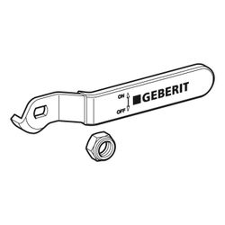 Geberit Set Betätigungshebel für Kugelhahn, DN 20/25/32... GEBERIT-94932 4024723949329 (Abb. 1)