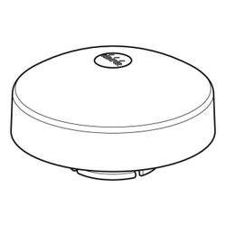 Geberit Abdeckrosette für Unterputz-Absperrventil, DN 15/20, hochglanz verchromt... GEBERIT-610012211 4025416794165 (Abb. 1)