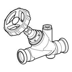 Geberit Mapress Schrägsitz-Absperrventil Außendurchmesser 18mm, 10 bar... GEBERIT-94883 4024723948834 (Abb. 1)