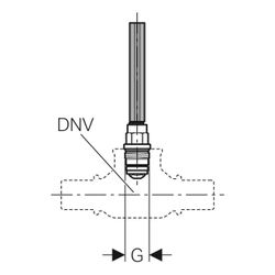 Geberit Oberteil für Unterputz-Absperrventil DN 20 G 3/4"... GEBERIT-241575001 4025416794066 (Abb. 1)