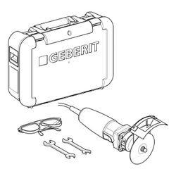 Geberit RE 1 Mapress Elektro-Rohrentgrater im Koffer Steckertyp CEE 7/17... GEBERIT-691000P23 4025416929246 (Abb. 1)