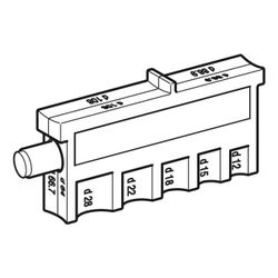 Geberit Mapress Einschubtiefenschablone mit Markierstift Außendurchmesser 12-108mm... GEBERIT-90351 4024723903512 (Abb. 1)