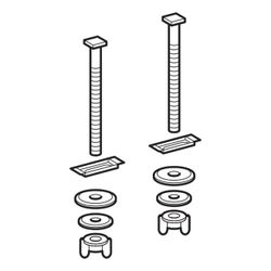 Geberit Befestigungsmaterial für Geberit AquaClean WC-Aufsätze... GEBERIT-849825001 4025416145899 (Abb. 1)