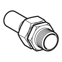 Geberit Mapress Edelstahl Übergangsverschraubung mit Außengewinde und Einschubende d 54m... GEBERIT-35410 4024723354109 (Abb. 1)