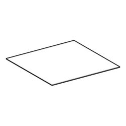 Geberit Abdeckplatte für Seitenschrank für Acanto, 45cm, Schwarz, 243852161... GEBERIT-243852161 4025416855347 (Abb. 1)
