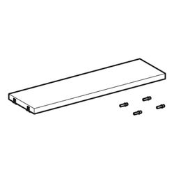 Geberit Einlegeboden für Hochschrank, mit Regalbolzen, Breite 45cm... GEBERIT-243892001 4025416821229 (Abb. 1)