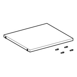 Geberit Einlegeboden gross, mit Regalbolzen, für Hochschrank, Breite 38cm... GEBERIT-243876001 4025416820925 (Abb. 1)