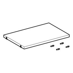 Geberit Einlegeboden klein, mit Regalbolzen, für Hochschrank... GEBERIT-243877001 4025416820932 (Abb. 1)