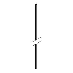 Geberit Griff für Hochschrank für Acanto, 45cm, Weiß, 243861011... GEBERIT-243861011 4025416820734 (Abb. 1)
