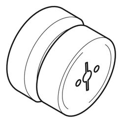 Geberit Silent db20 Enddeckel verschraubbar Außendurchmesser 160mm... GEBERIT-315005141 4025416862314 (Abb. 1)