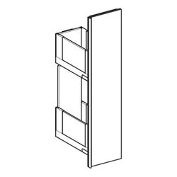 Geberit Set Auszüge für Raumteiler, unten, Breite 22cm... GEBERIT-243825001 4025416854746 (Abb. 1)