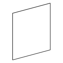 Geberit Schubladenfront für Seitenschrank Acanto, 45cm, Lava, 243842JK1... GEBERIT-243842JK1 4025416826927 (Abb. 1)